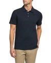 Theory Men's Bron C Cosmos Polo Shirt In Eclipse