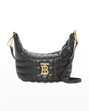 BURBERRY LOLA TB CRESCENT QUILTED SHOULDER BAG,PROD244401107