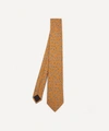 Lanvin Four Leaf Clover Silk Tie In Gold