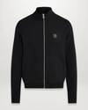 BELSTAFF BELSTAFF SWEATSHIRT MIT DURCHGEHENDEM REISSVERSCHLUSS COTTON FLEECE,6730647371984