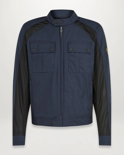 Belstaff Temple Motorcycle Jacket In Dark Navy