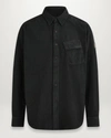 Belstaff Pitch Cordhemd In Schwarz M In Black