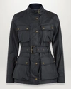 Belstaff Trialmaster Motorcycle Jacket In Dark Navy