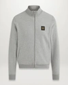 Belstaff Sweatshirt Mit Durchgehendem Reissverschluss Xs In Grey Melange
