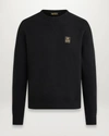 Belstaff Long Way Up Crew Neck Sweatshirt In Black