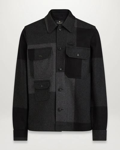 Belstaff Forge Overshirt In Charcoal