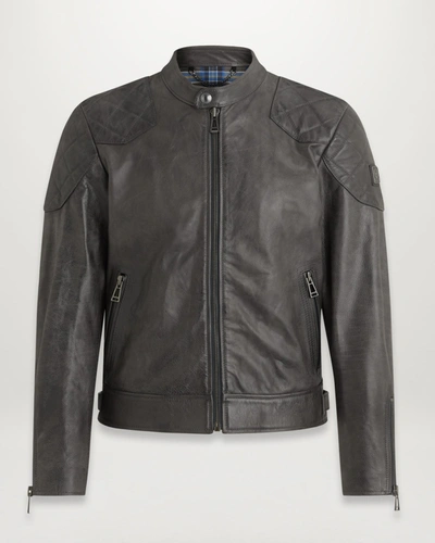 Belstaff Outlaw Jacket Hand Waxed Leather Black