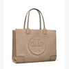 Tory Burch Ella Tote Bag In Gray Heron