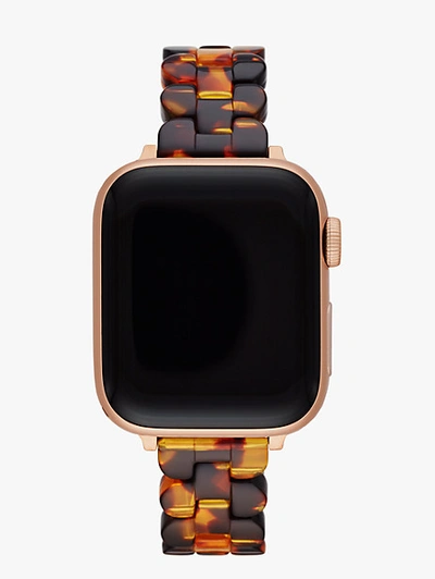 Kate Spade Tortoiseshell Acetate 38/40mm Band For Apple Watch® In Brown