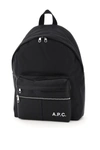 APC A.P.C. CAMDEN FAUX LEATHER AND NYLON BACKPACK