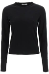 The Row Sherman Cotton-jersey Long-sleeved T-shirt In Black