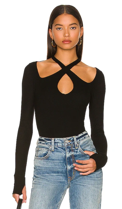 Michael Lauren Gael Top In Black