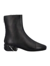 Raf Simons Black Solaris-2 Zip-up Boots In Black
