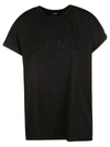 Balmain Studded-logo Short-sleeve T-shirt In Black