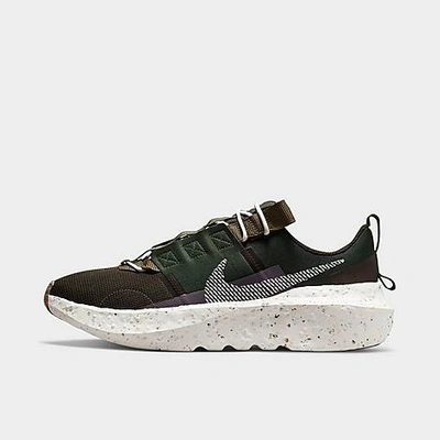 Nike Men's Crater Impact Casual Shoes In Sequoia/medium Olive/pink Glaze/sail