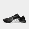 Nike Metcon 7 Womens Faux Leather Breathable Athletic And Training Shoes In Black/white/smoke Grey/metallic Dark Grey