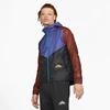 Nike Men's Trail Windrunner Jacket In Dark Purple Dust/black/bronze Eclipse/university Gold