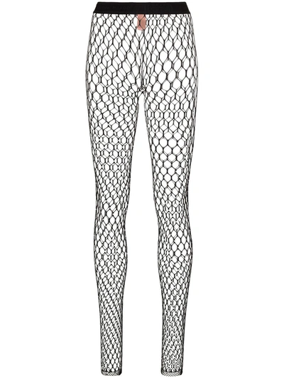 AMINA MUADDI X WOLFORD AMINA MUADDI X WALFORD TROUSERS BLACK 