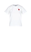Comme Des Garçons Play White Invader Edition T-shirt In White