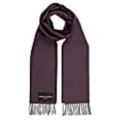 Heating & Plumbing London The Eternal Edition - 100% Cashmere Scarf - Burgundy / Grey