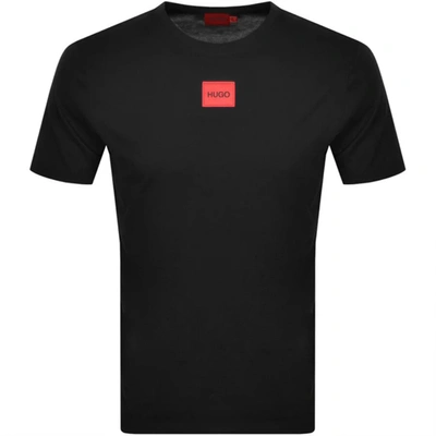 HUGO HUGO DIRAGOLINO T SHIRT BLACK