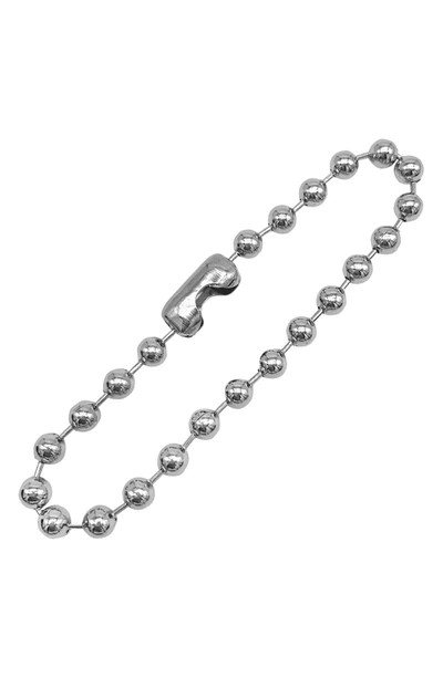 Adornia Ball Chain Bracelet In Silver