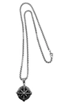 ADORNIA WATER RESISTANT COMPASS CHAIN NECKLACE