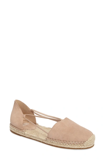 Eileen Fisher Lee Espadrille Flat In Latte Nubuck