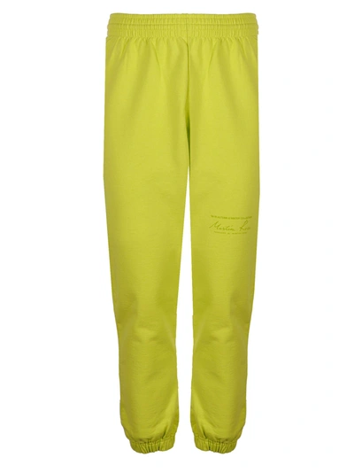 Martine Rose Elasticated-waistband Track Pants In Green