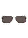 Bottega Veneta Bv1126s In 003 Silver Silver Grey