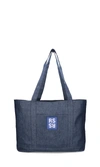 Raf Simons Oversized Denim Tote Bag In Blue