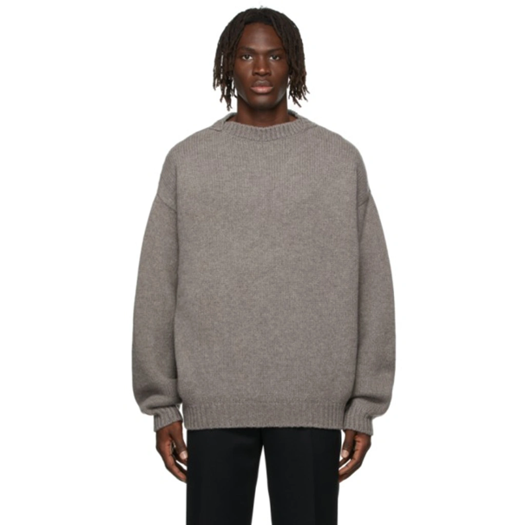 トップス Fear of god overlapped knit gray Fear of god overlapped knit gray