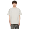 HELIOT EMIL GREY LOGO RAGLAN T-SHIRT