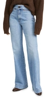 Askk Ny Brighton High Waist Wide Leg Jeans In Boardwalk