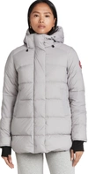 Canada Goose Alliston Padded Coat In Moonstone Grey