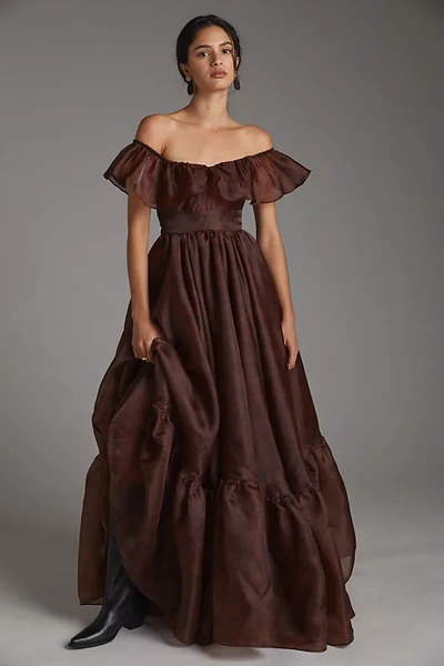 brown selkie dress Selkie The Chocolate Puff Dress main image 1