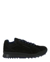 Saint Laurent Jump Leather Low-top Sneakers In Black
