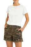 Sanctuary High Street Crisscross Front T-shirt In White