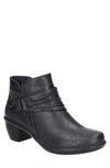 Easy Street Damita Buckle Boot In Navy