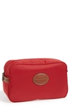Longchamp Le Pliage Toiletry Case In Red