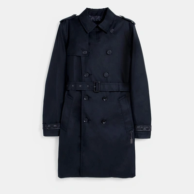 Coach Trench Coat In Black