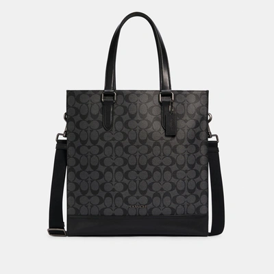 Coach Graham Structured Tote In Signature Canvas In Multi