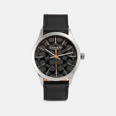 Coach Baxter Watch, 39 Mm In Black