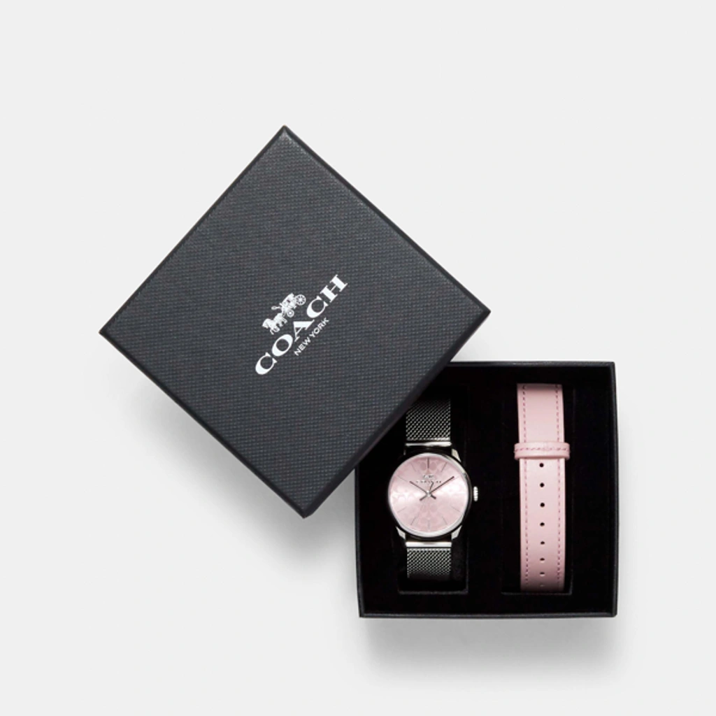 Coach Boxed Ruby Watch Gift Set, In Grey | ModeSens display picture 2
