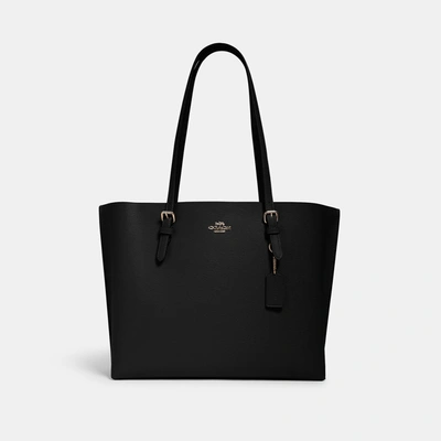 Coach Mollie Tote In Black