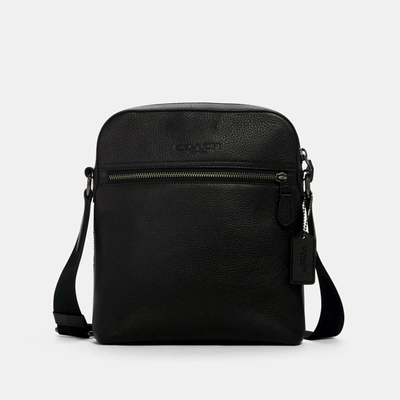 Coach Houston Flight Bag In Black