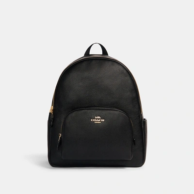 Coach Large Court Backpack In Black