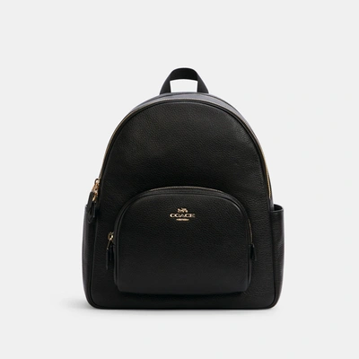 Coach Court Backpack In Black