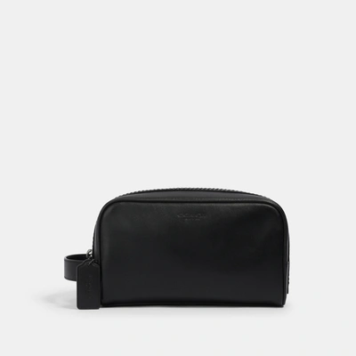 Coach Small Travel Kit In Black