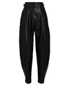 AGOLDE VEGAN LEATHER TAPERED WRAP PANTS,060098354485